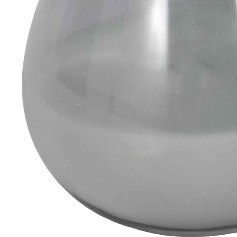 Modern Glass Hourglass Sculpture - Home Decor