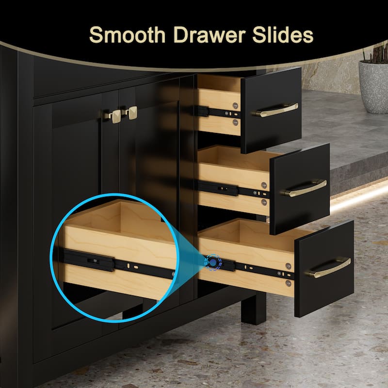 Sink Bathroom Vanity with Counter top Set