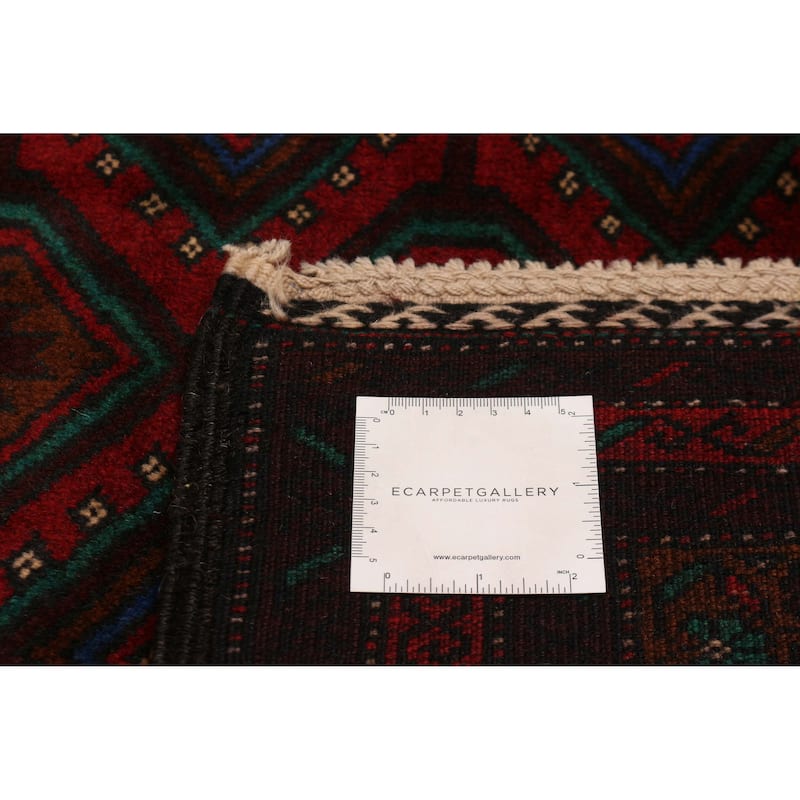 Teimani Red Rug 3'10" x 6'7" - 3'10 x 6'7