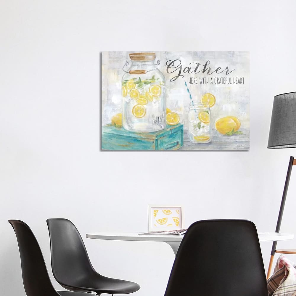 iCanvas "Gather Here Country Lemons Landscape" by Cynthia Coulter Canvas Print