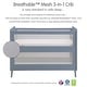 preview thumbnail 31 of 40, BreathableBaby Breathable Mesh 3-in-1 Convertible Crib, Greenguard Gold Certified