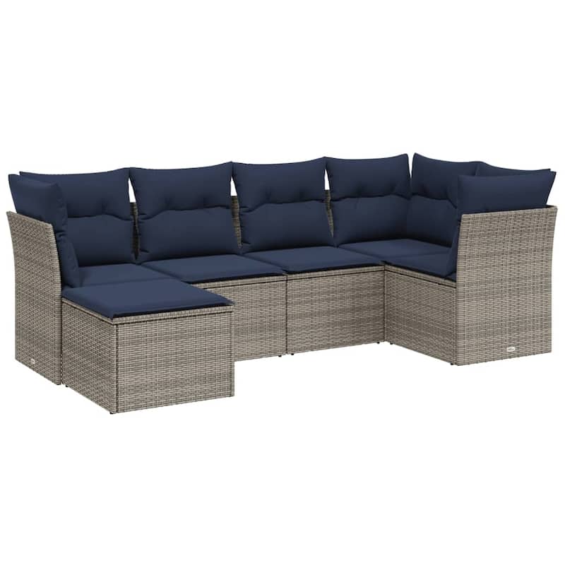Modular Garden Sofa Set with Cushions