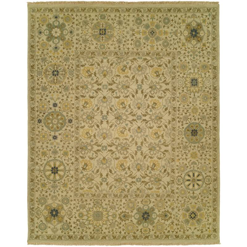 Transitional Multi-Colored Flatweave Wool Area Rug - 9' x 12' - Multi-Colored