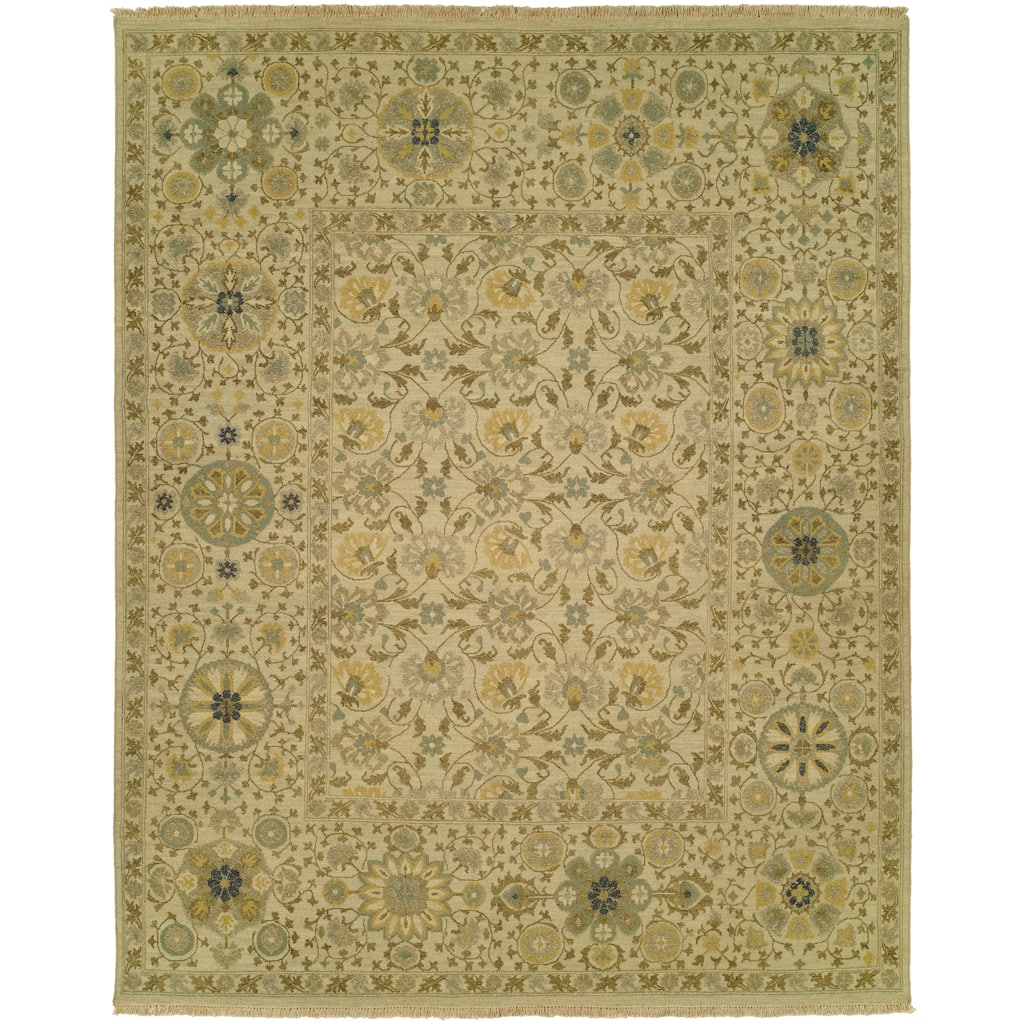Transitional Multi-Colored Flatweave Wool Area Rug