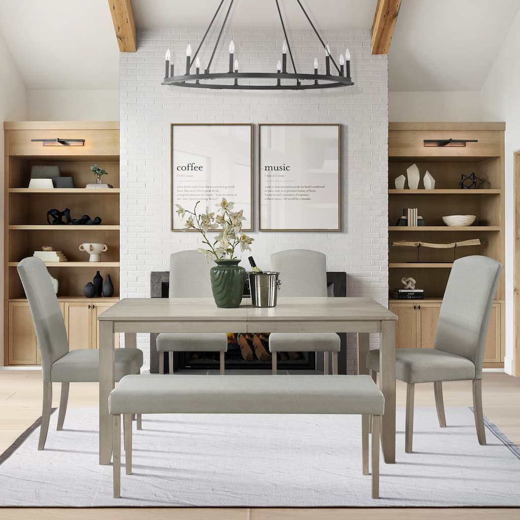 CraftPorch Simply Elegant 6-piece Dining set