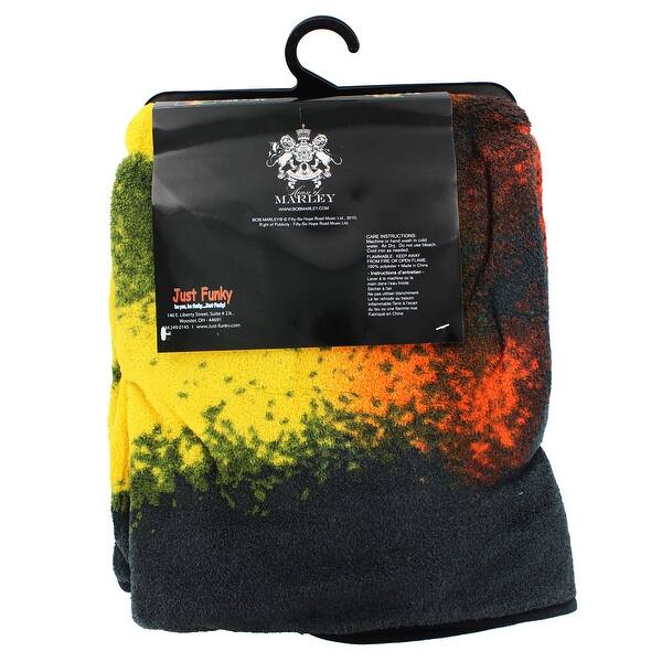 Shop Bob Marley Rasta 45x60 Fleece Throw Blanket Multi Free