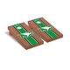 preview thumbnail 1 of 3, North Dakota UND Fighting Hawks 2x4 Pro Cornhole Boards - V4 Include Carrying Case