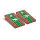 preview thumbnail 1 of 3, North Dakota UND Fighting Hawks Cornhole Board Set - Rosewood Stripe Version