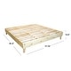 preview thumbnail 18 of 64, Kotter Home Solid Wood Mid-century Modern Platform Bed