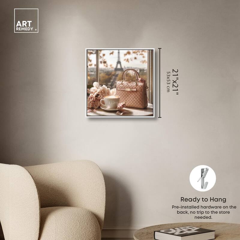 Glam by the Window Paris Canvas by Art Remedy
