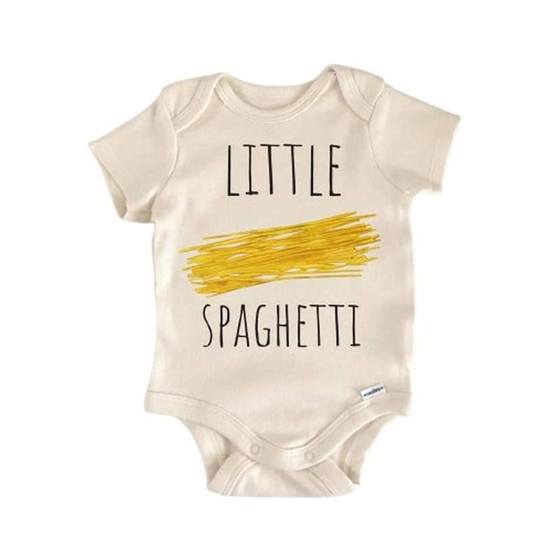Italian Italy Pasta - Baby Boy Girl Clothes Infant Bodysuit Funny Cute Newborn