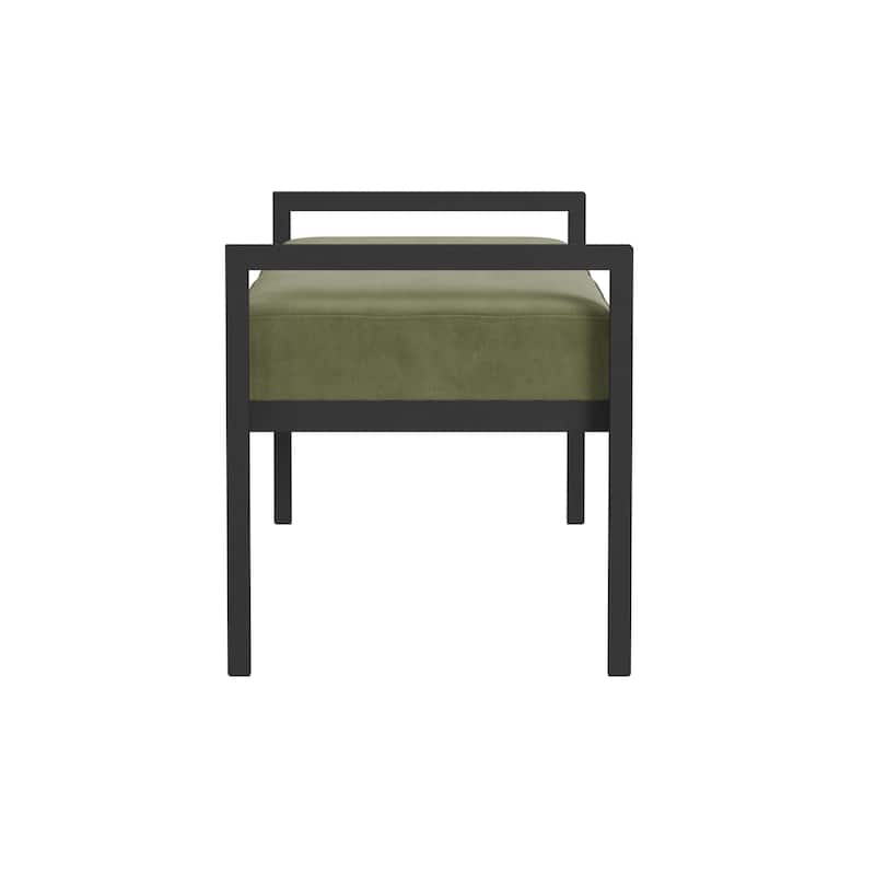 HomePop Modern Metal Bench