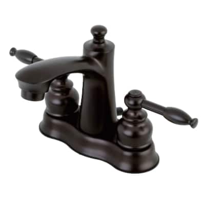 Kingston Brass Knight 1.2 GPM Centerset Bathroom Faucet with Pop-Up