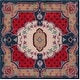 preview thumbnail 35 of 115, SAFAVIEH Handmade Bellagio Fronnie Oriental Medallion Wool Rug 3' Square - Ivory/Pink - Square
