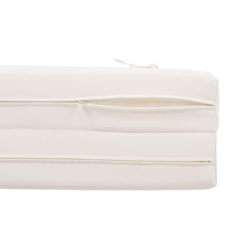 Christopher Knight Home - Bellara Modern Outdoor Acacia Wood Adjustable Chaise Lounge with Water-Resistant Headrest Cushion