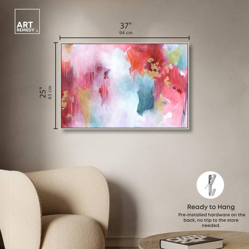 Rolling in Love Canvas by Art Remedy