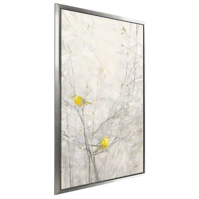 "Birds in Trees II" Print on Floating Canvas