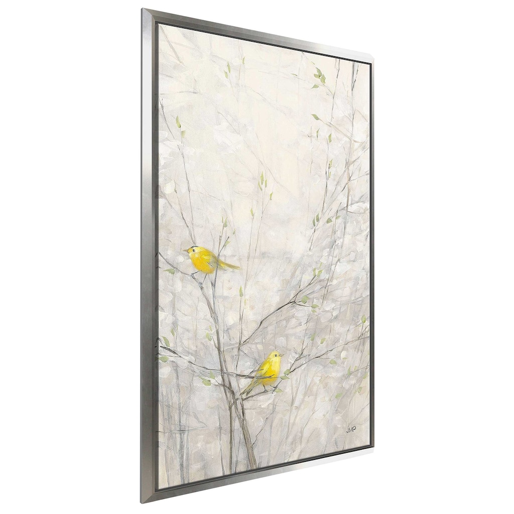 "Birds in Trees II" Print on Floating Canvas