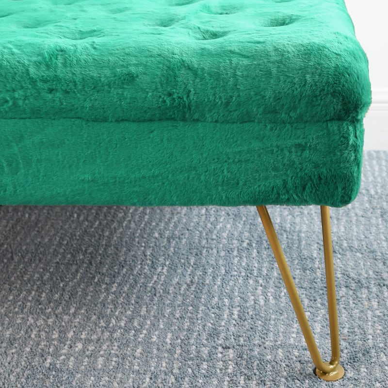 Square Fauxfur Coffee Table - 33"x33" x18"