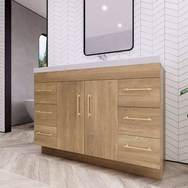 Eliza 48'' Freestanding Vanity with Single Sink