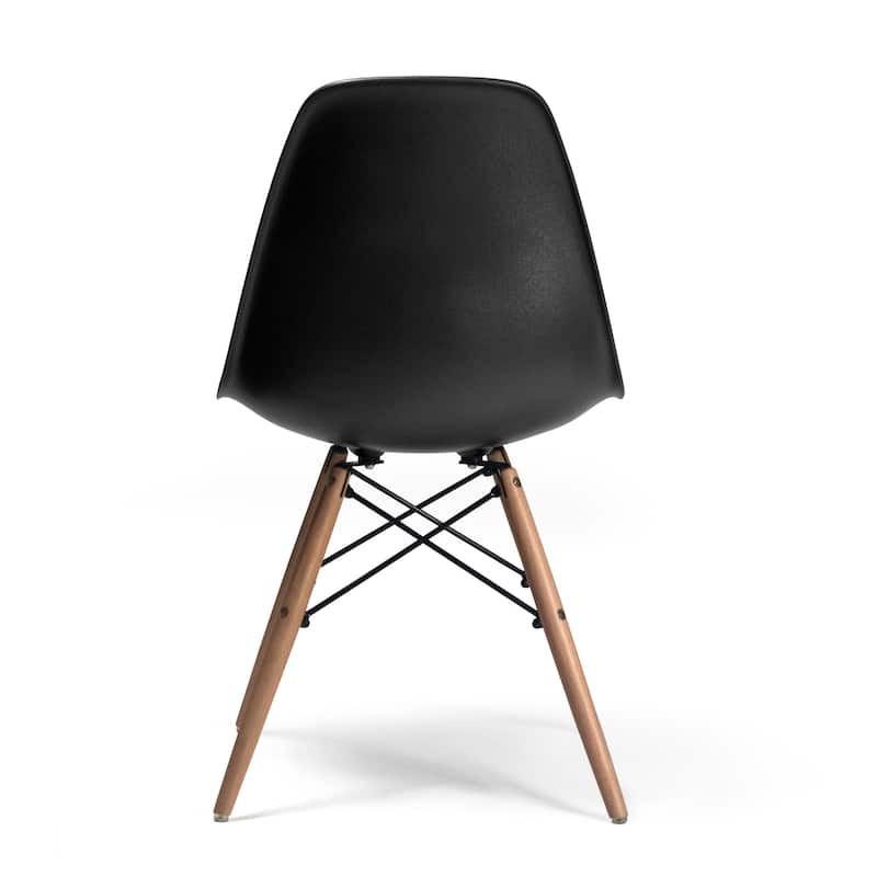 Paris-2 Side Chairs with Natural Legs (Set of 2)