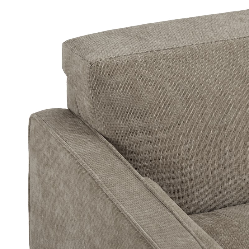 62.5'' W Corduroy Couch Upholstered Square Arm Sofa
