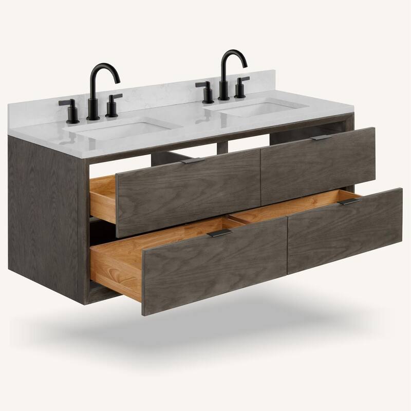 Legion Furniture WH25 Solid Wood Contemporary Bathroom Vanity with 1" thick Artificial top