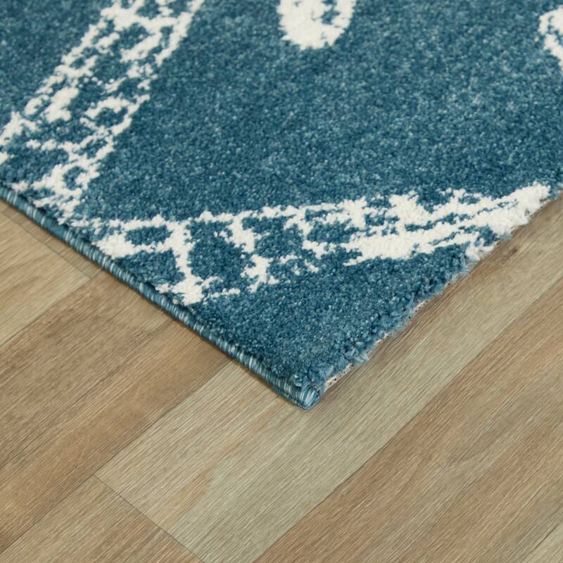 Leyton Nautical Solid Starfish Coastal Area Rug