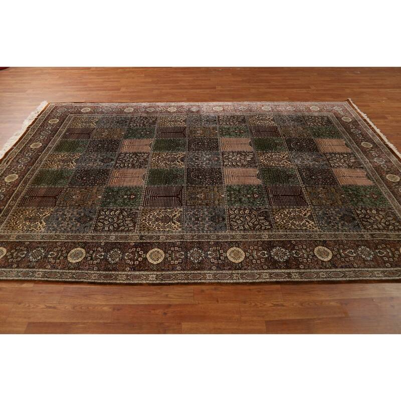 Florl Handmade Qum Persian Area Rug - 6'5"x 9'7"