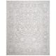 SAFAVIEH Reflection Jordanka Modern Oriental Polyester Rug - 8' x 10' - Light Grey/Cream