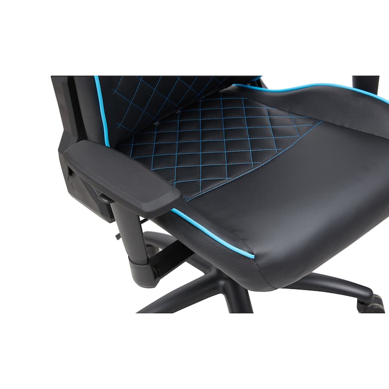 Joseff Black Faux Leather Reclining Gaming Chair by Furniture of America
