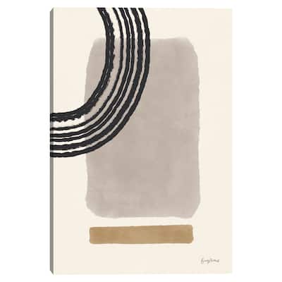 Geo Abstract III Neutral Pink by Becky Thorns Canvas Art Print