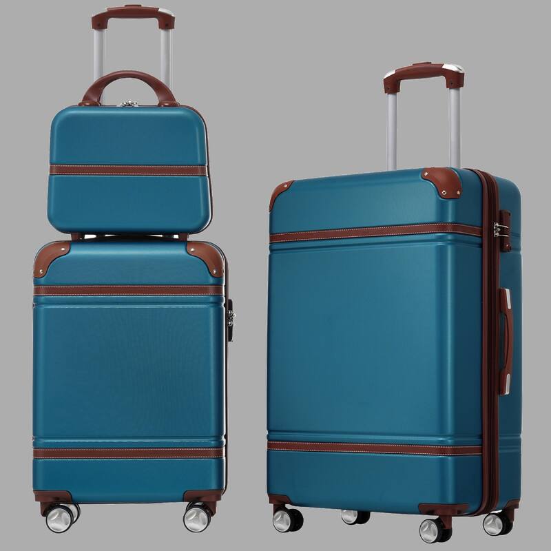 Lightweight 3-Piece Hardside Luggage Set with TSA Lock, Expandable, 20" & 24" Suitcases, Spinner Wheels