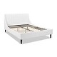 preview thumbnail 170 of 202, Aspen Mid-Century Modern Performance Fabric Low Profile Upholstered Platform Bed
