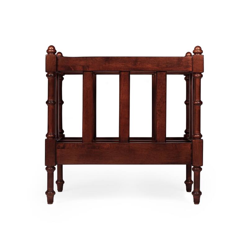 Handmade Holden Antique Cherry Magazine Basket (Indonesia)