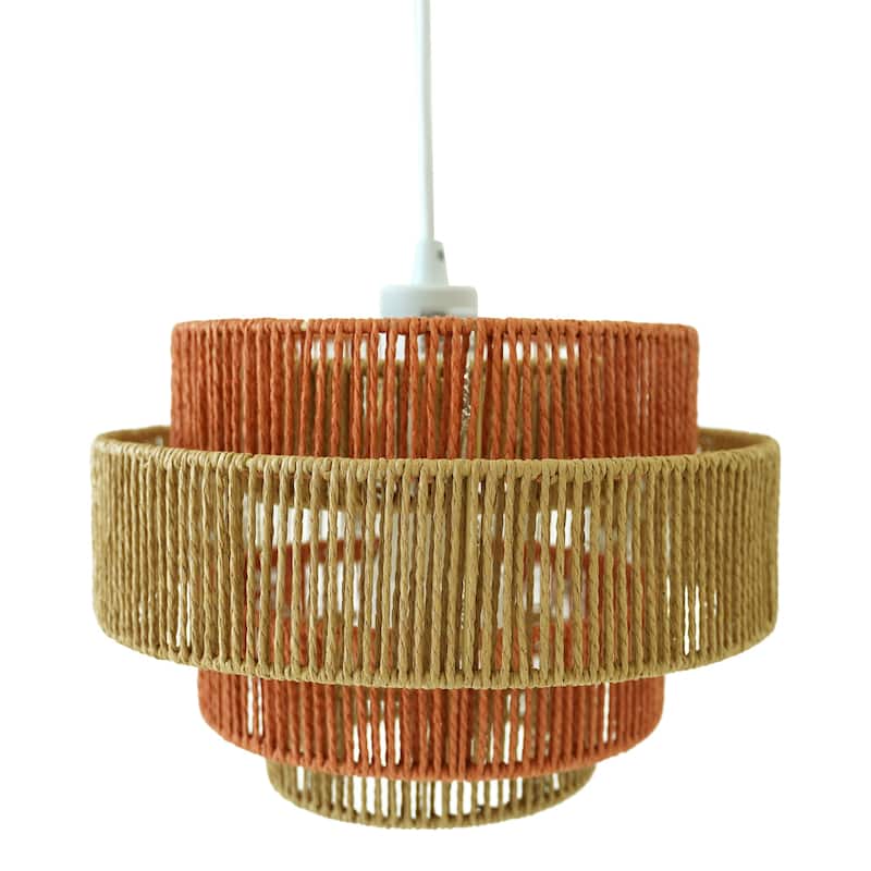Pendant Lamp - Coarse Gold and Clear Glass