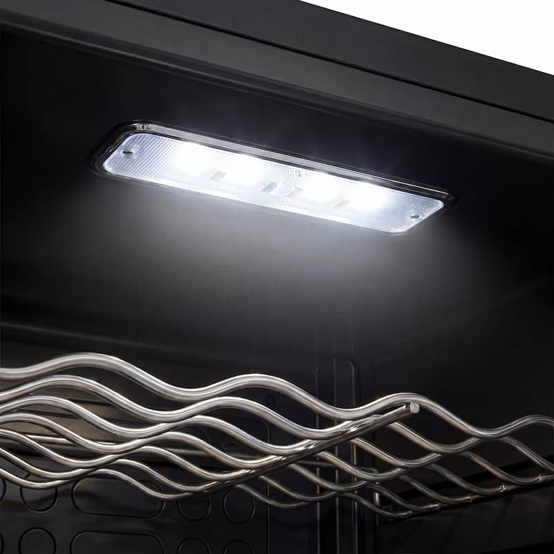 Wine Bar Cabinet with Mini Fridge Space & 34 Bottle Wine Cooler, 39" Coffee Bar Cabinet Freestanding Buffet Sideboard