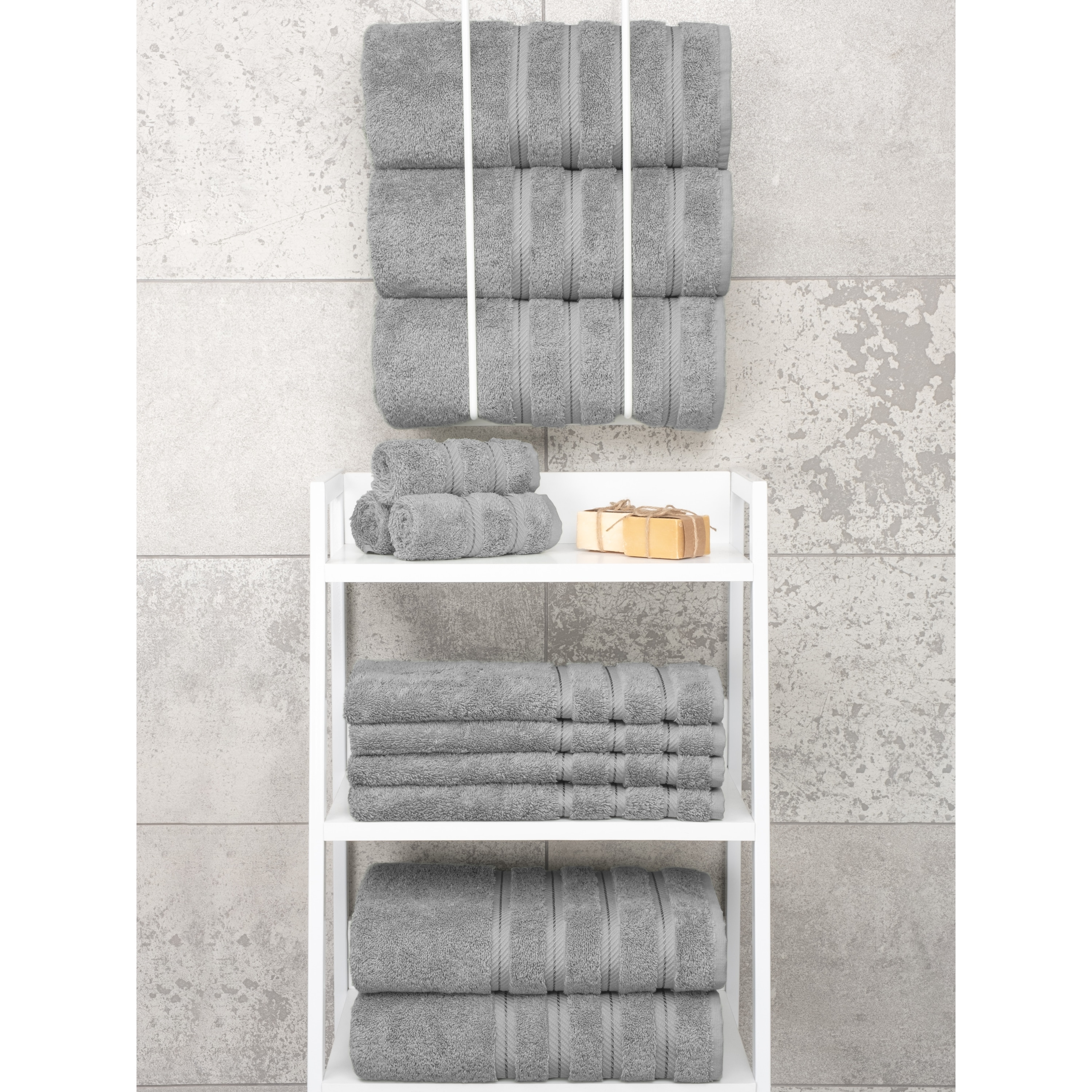 American Soft Linen Bath Towel Set, 4 Piece 100% Turkish Cotton Bath Towels,  27x54 inches Super Soft Towels for Bathroom, Malibu Peach Edis4BathSkyE134  - The Home Depot