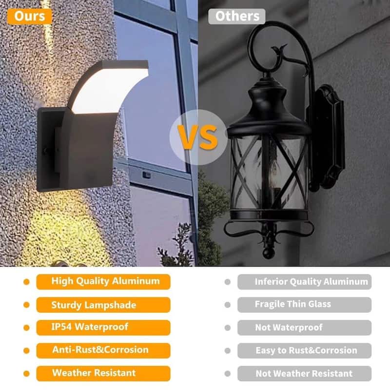Lights Outdoor Wall Light with Motion Sensor LED Wall Mount Lamp LED Exterior Wall Sconce