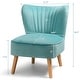preview thumbnail 5 of 37, Costway Armless Accent Chair Modern Velvet Leisure Chair Single
