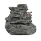 preview thumbnail 2 of 11, Christopher Knight Home - Hailey 4-Tiered Concrete Rock Waterfall Fountain Outdoor Garden Decor with LED Lights