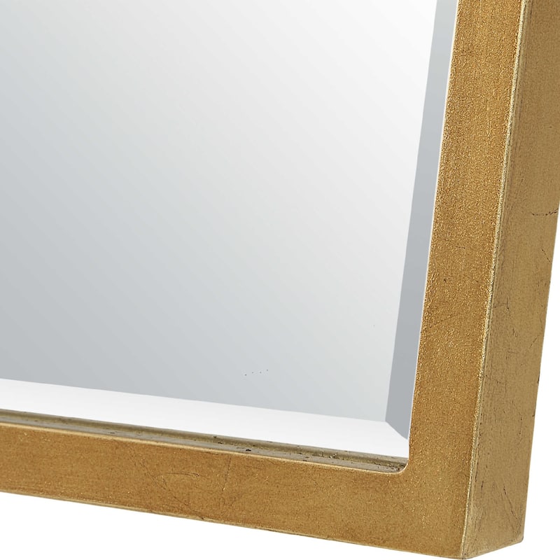 Arch Wall Mirror - 36" - Antique Gold