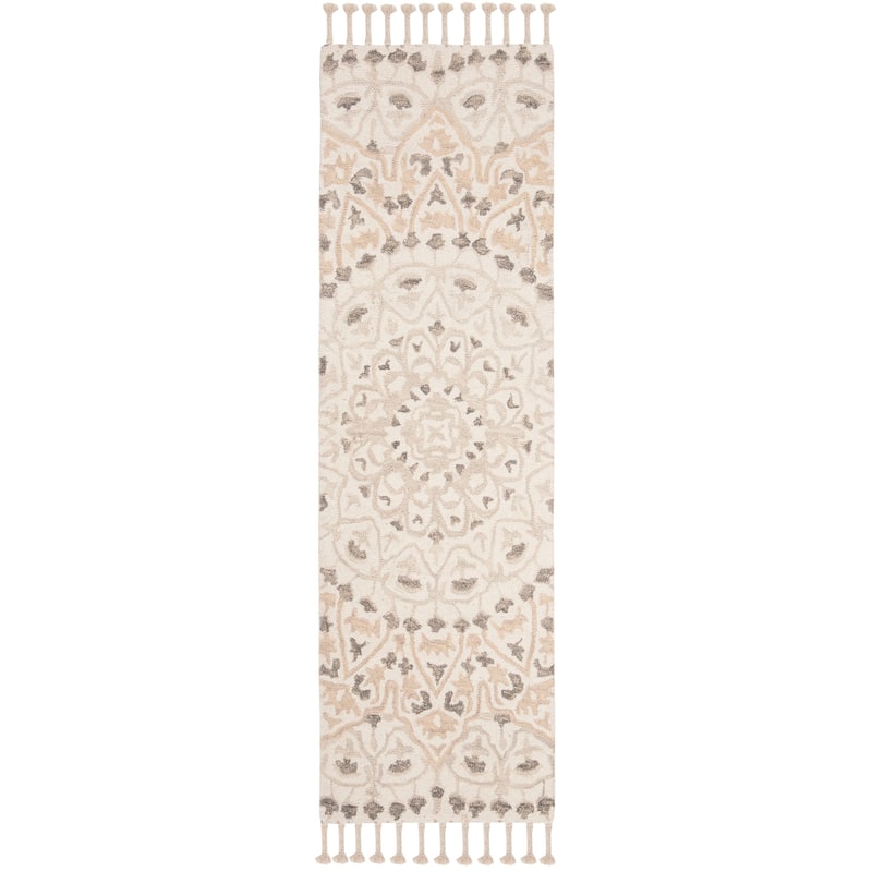 SAFAVIEH Handmade Blossom Misaki Modern Floral Wool Rug