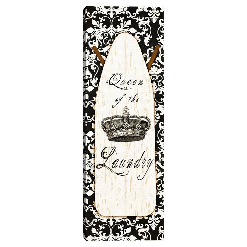 Queen of the Laundry Canvas Art Print