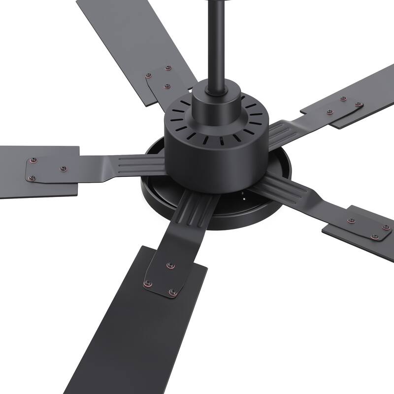 52 Inch Reversible 5-Blade Integrated LED Ceiling Fan with Light and Remote