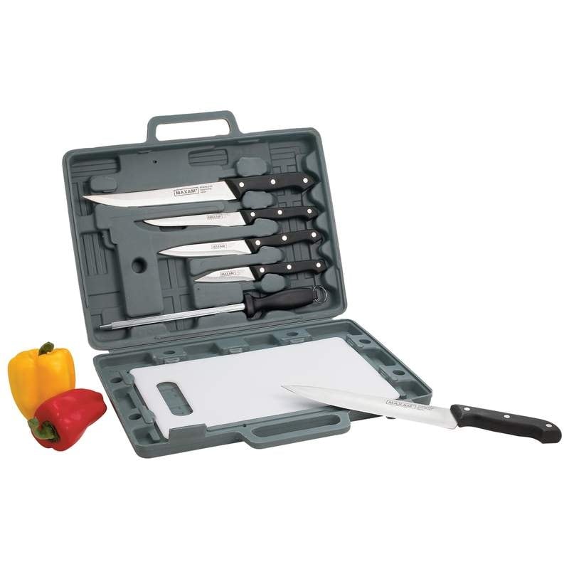 Shop Maxam Knife Set With Cutting Board Overstock 22027409
