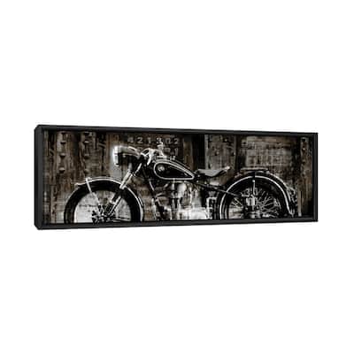 iCanvas "Vintage Motorcycle" by Dylan Matthews Framed Canvas Print