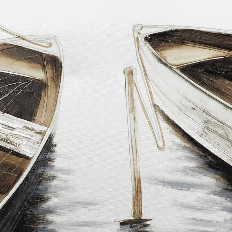 Canvas Sail Boat Wall Art - Brown - Roche River Decor