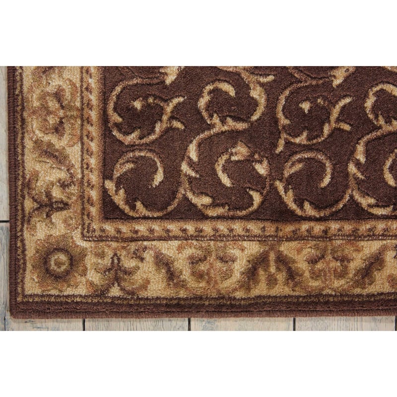 Nourison Somerset Traditional Bordered Floral Area Rug