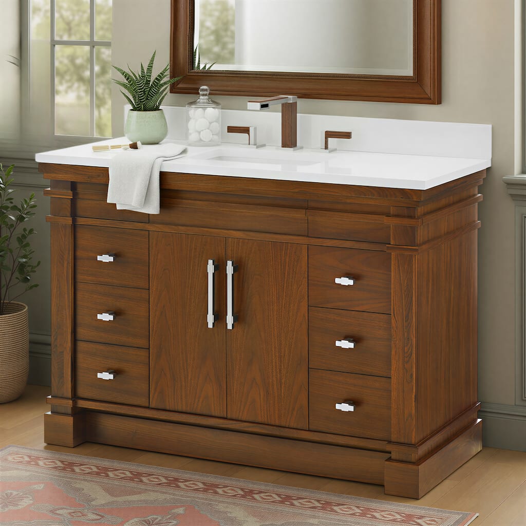 Frank Lloyd Wright USONIA® Harmony 48-inch Wood Sink Vanity